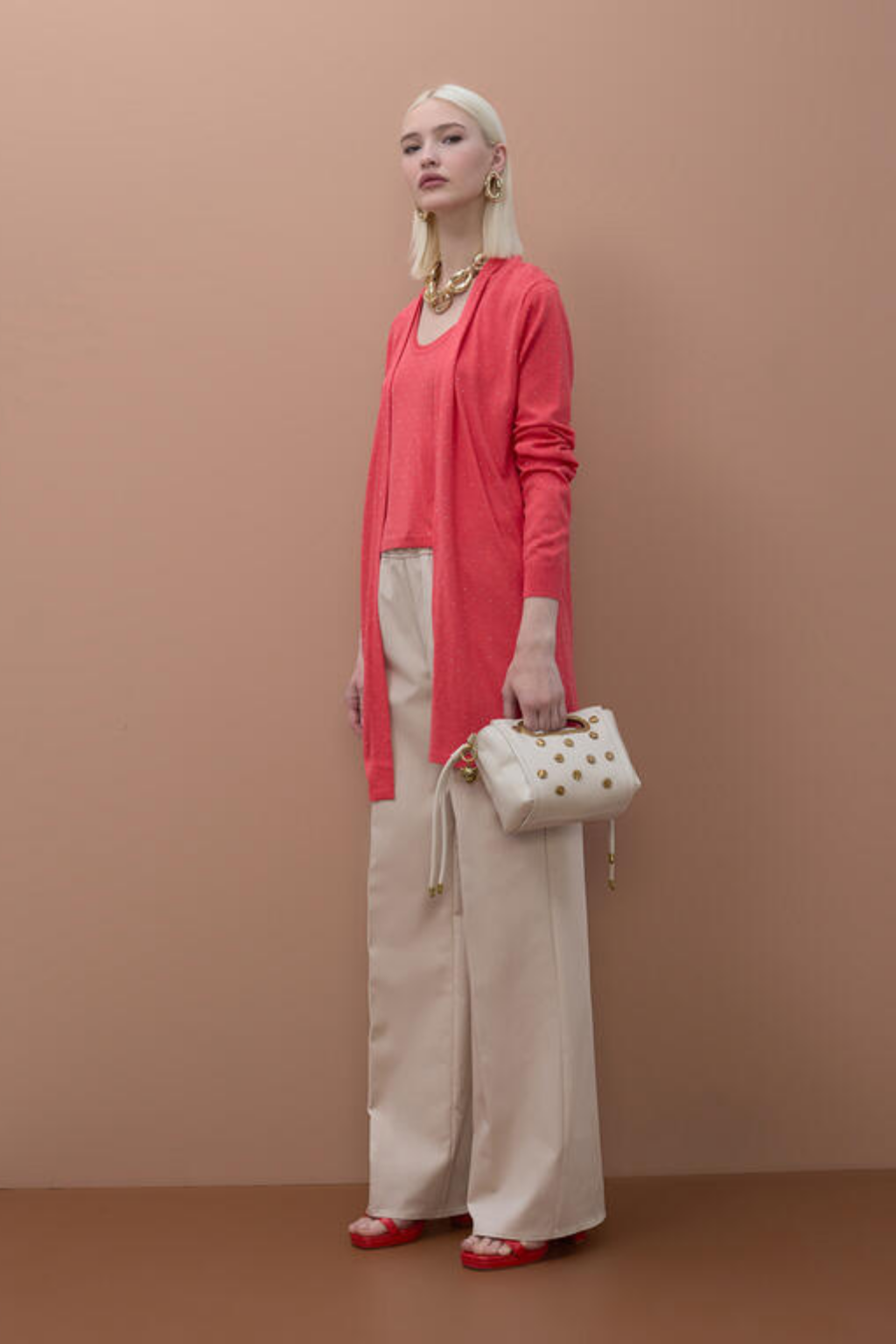 CARDIGAN LONGO COM STRASS - LOLA CASADEMUNT BY MAITE