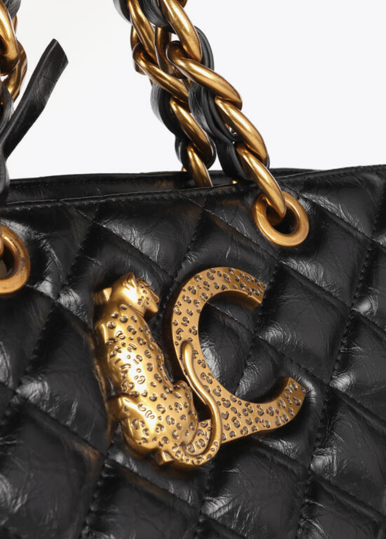 SHOPPER PRETA ALCOCHOADA COM CORRENTE - LOLA CASADEMUNT