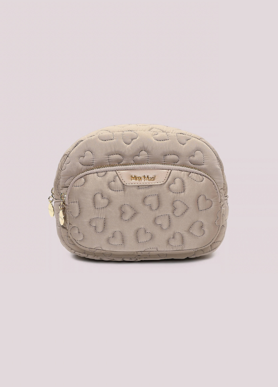 ESTEJO NECESSAIRE ACOLCHOADO COM CORAÇÕES - MIMI MUA