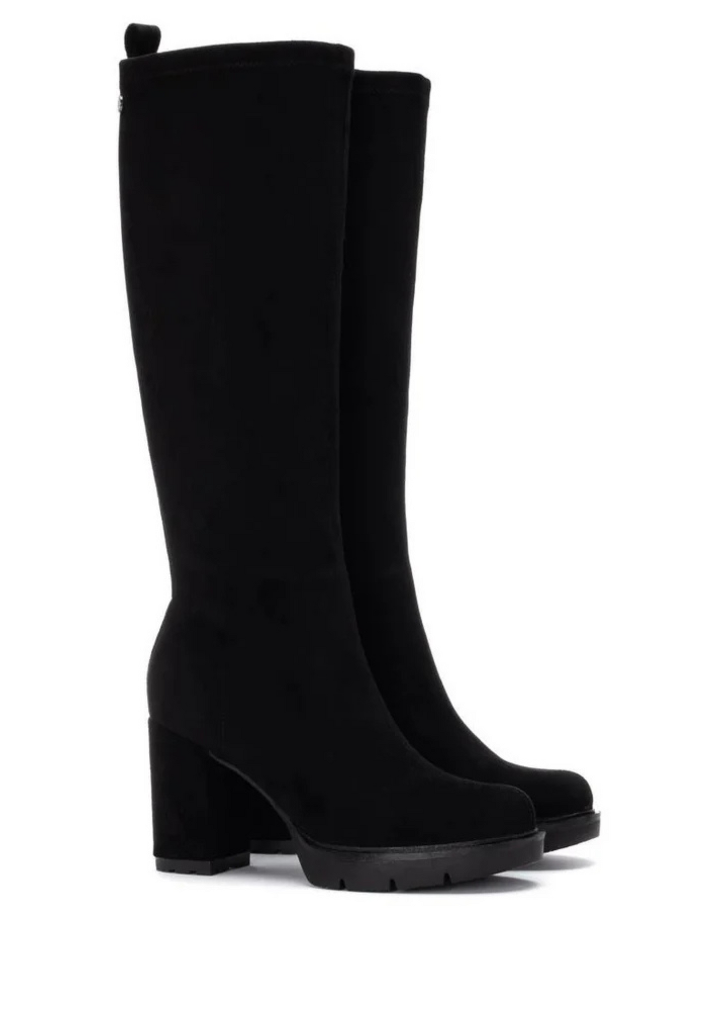 BOTA DE SALTO ELÁSTICA COM CAMURÇA MACIA - XTI SHOES