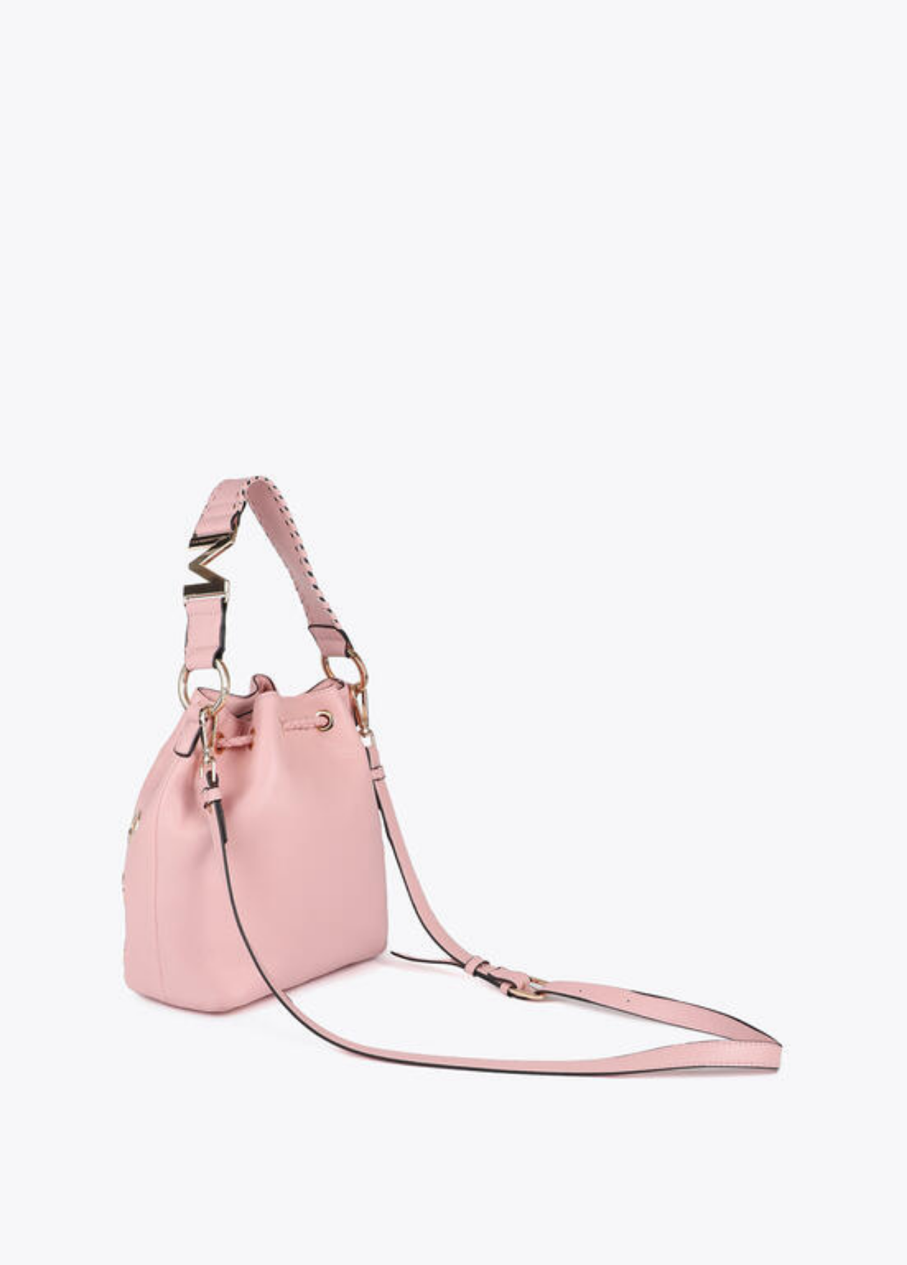 BUCKET BAG COM ILHÓS DOURADAS - LOLA CASADEMUNT BY MAITE