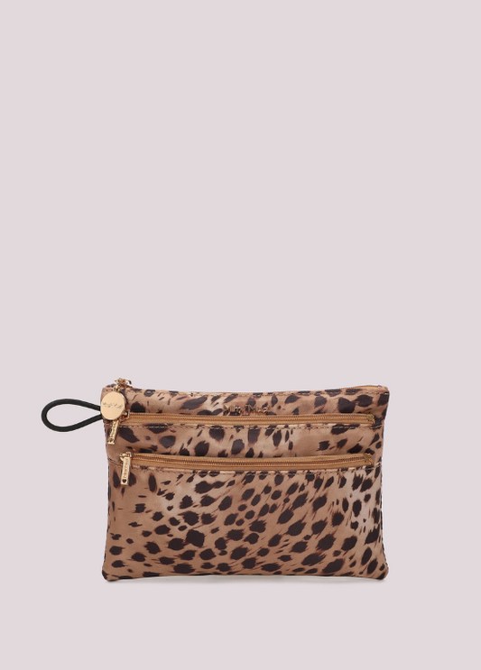 PORTA-MOEDAS EM NYLON COM ZIPPERS - MIMI MUA
