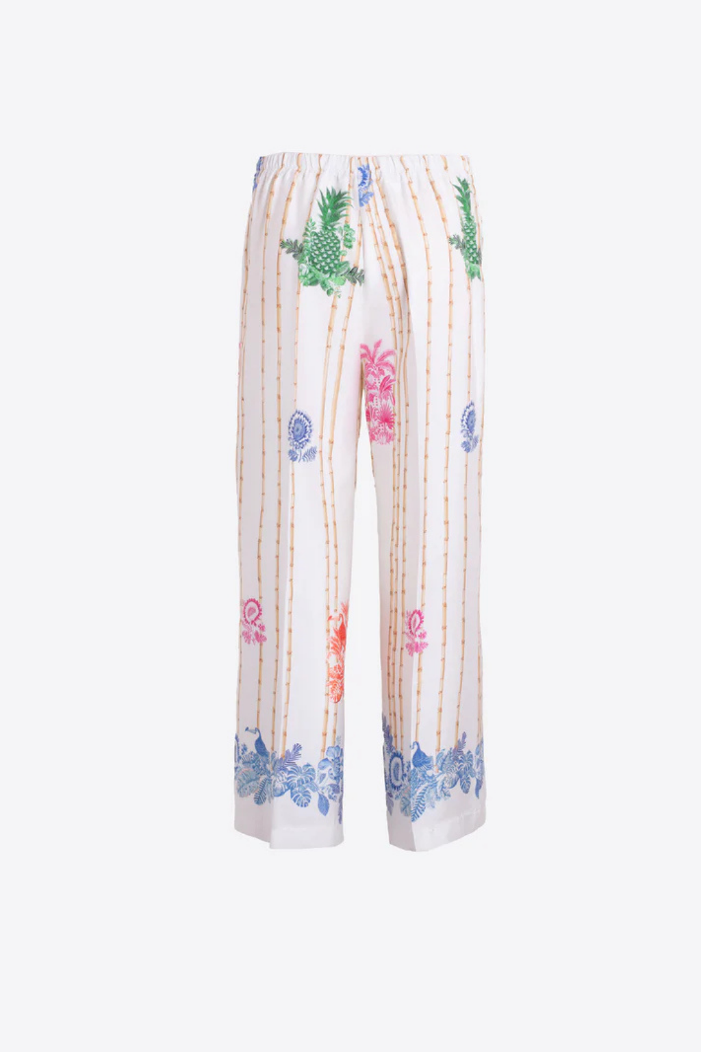 CALÇAS CORTE RETO ESTAMPADO " BAMBU" - VILAGALLO