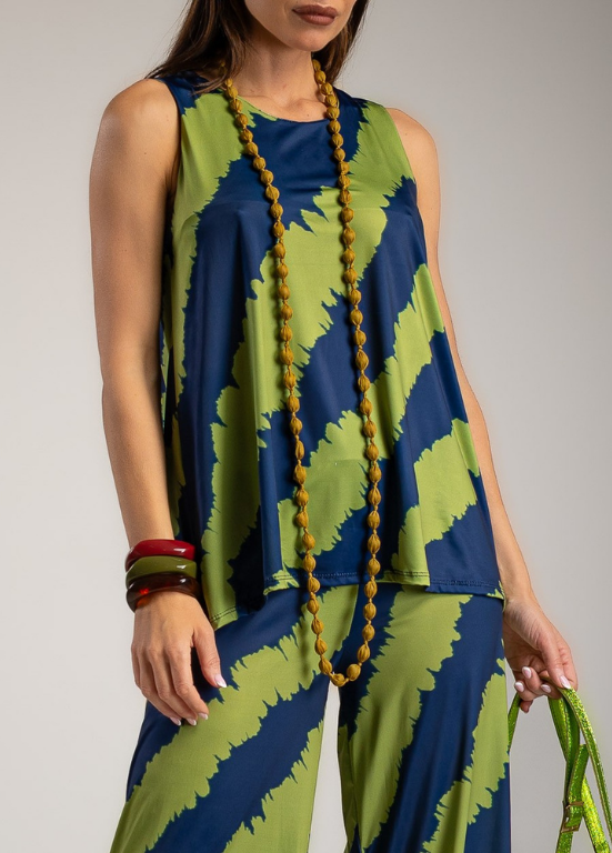 CONJUNTO EM LYCRA COM ESTAMPADO GRÁFICO - ALBANO'S