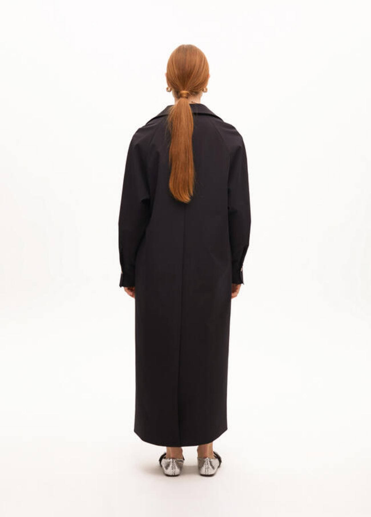 GABARDINE PRETA LONGA - LOLA CASADEMUNT