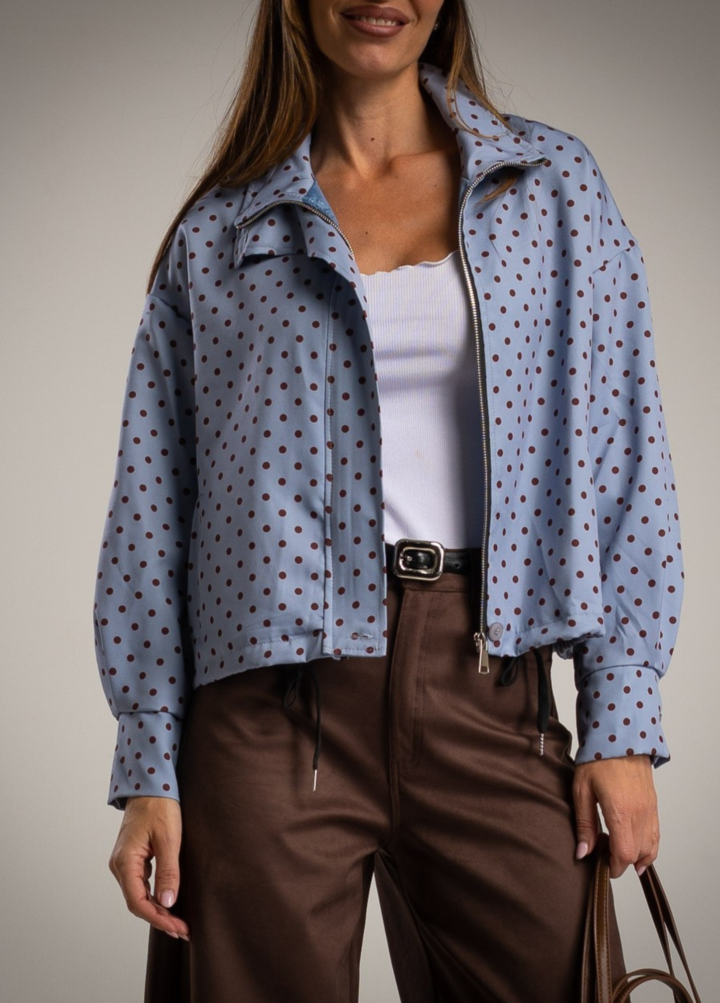 BOMBER DE BOLINHAS BICOLOR - ALBANOS