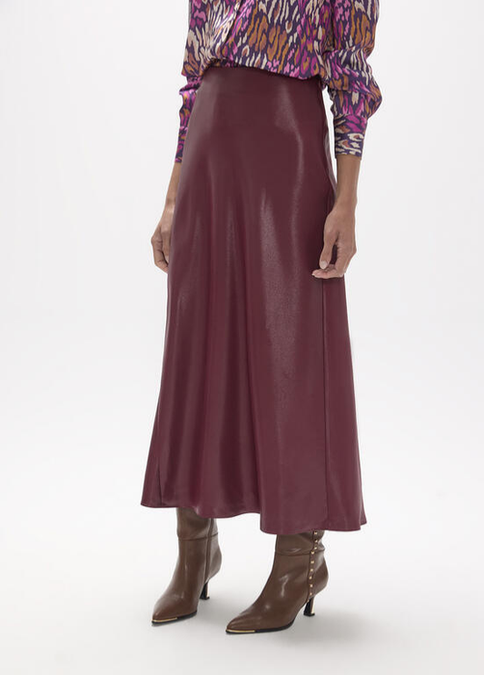 SAIA ACETINADA BORDEAUX - LOLA CASADEMUNT