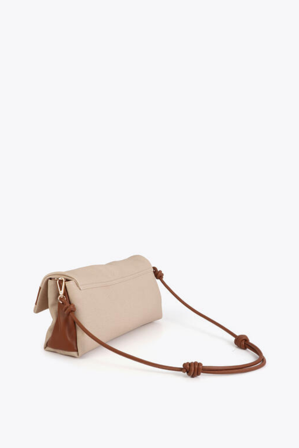 MALA TECIDO COM CAMEL EM COURO SINTÉTICO - LOLA CASADEMUNT