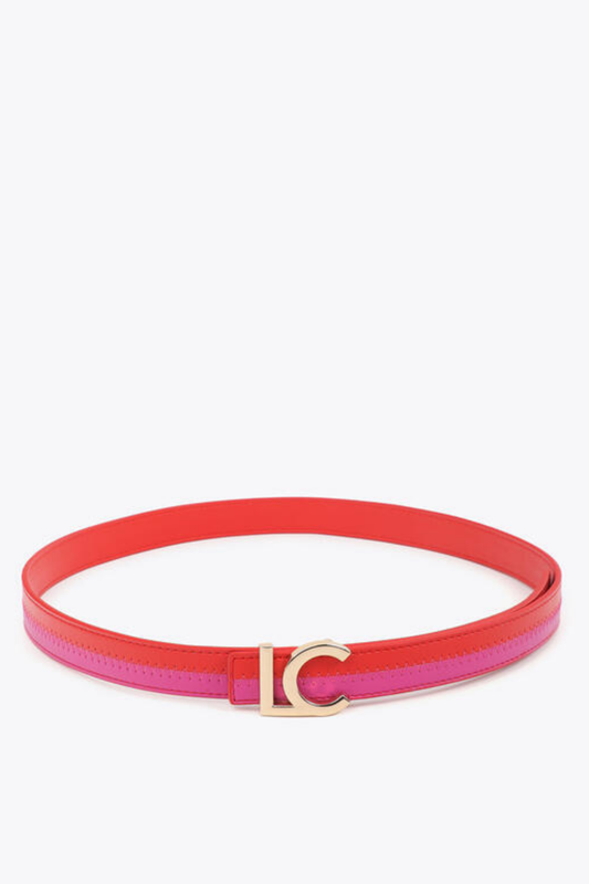CINTO DUPLO BICOLOR COM FIVELA LC  -
