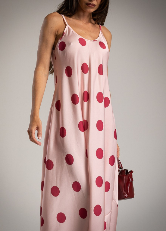 VESTIDO MAXI COM BOLINHAS - ALIBY