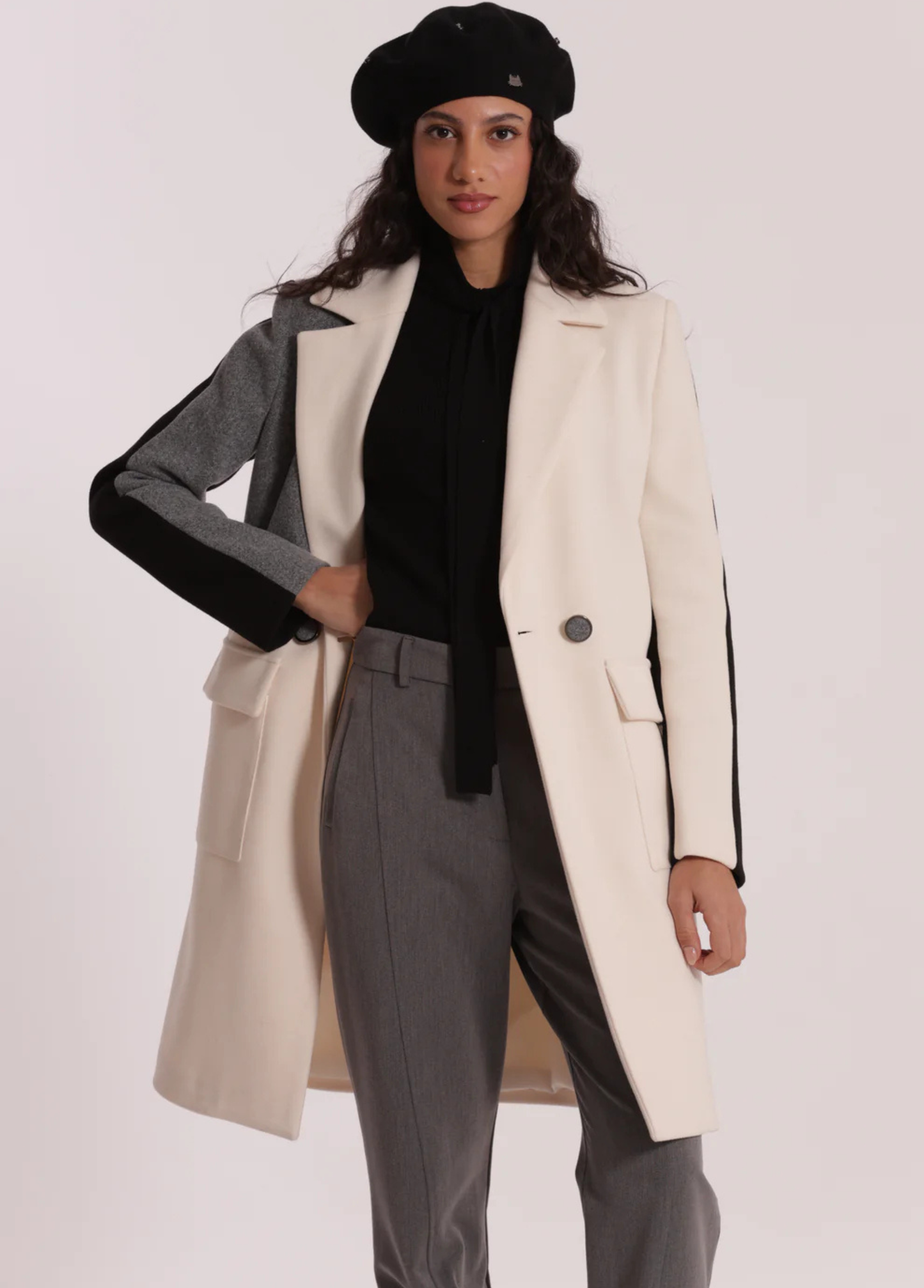 SOBRETUDO TRICOLOR - MIMI MUA