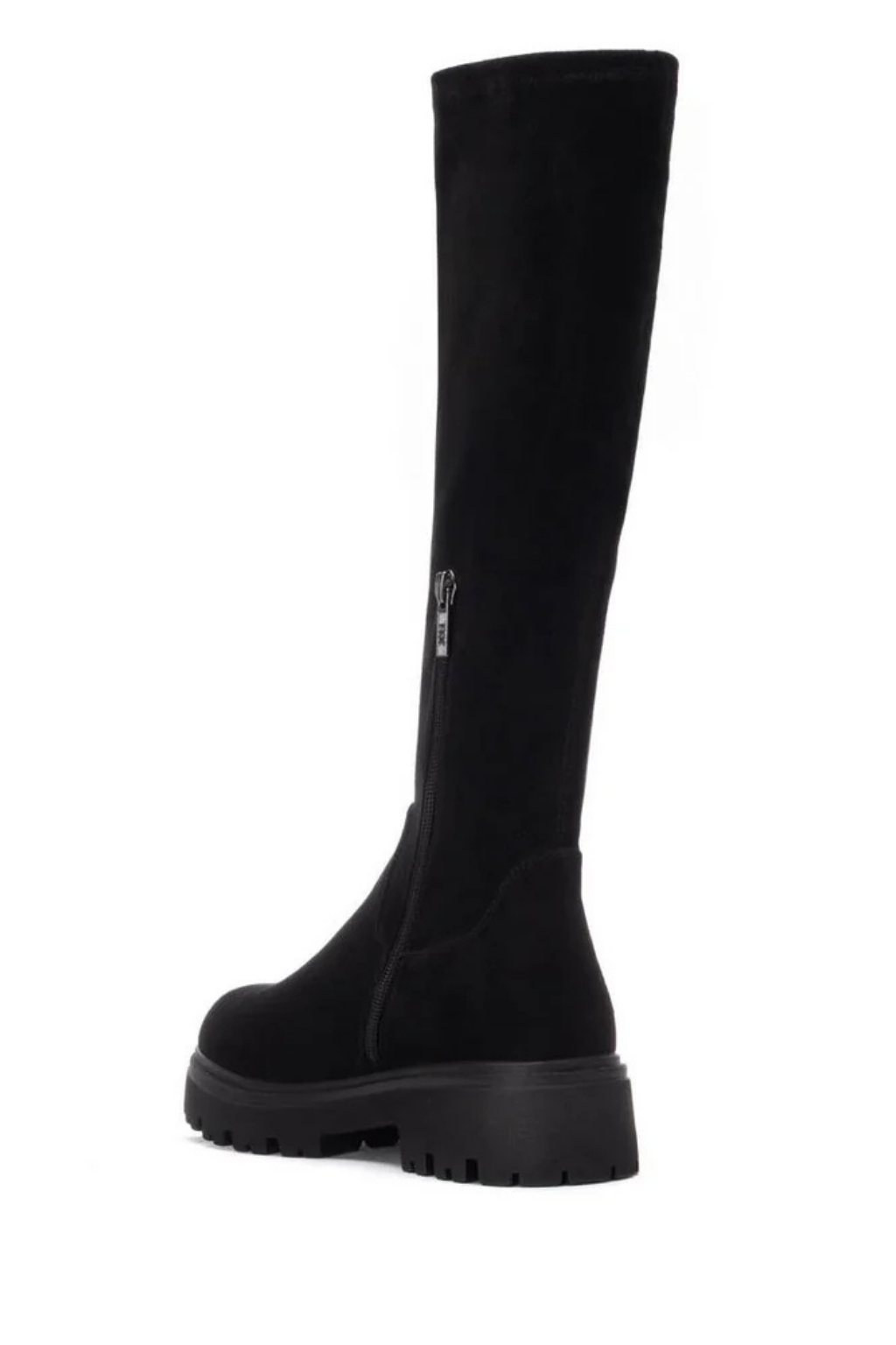 BOTA CANO ALTO RASO EM CAMURÇA MACIA - XTI shoes