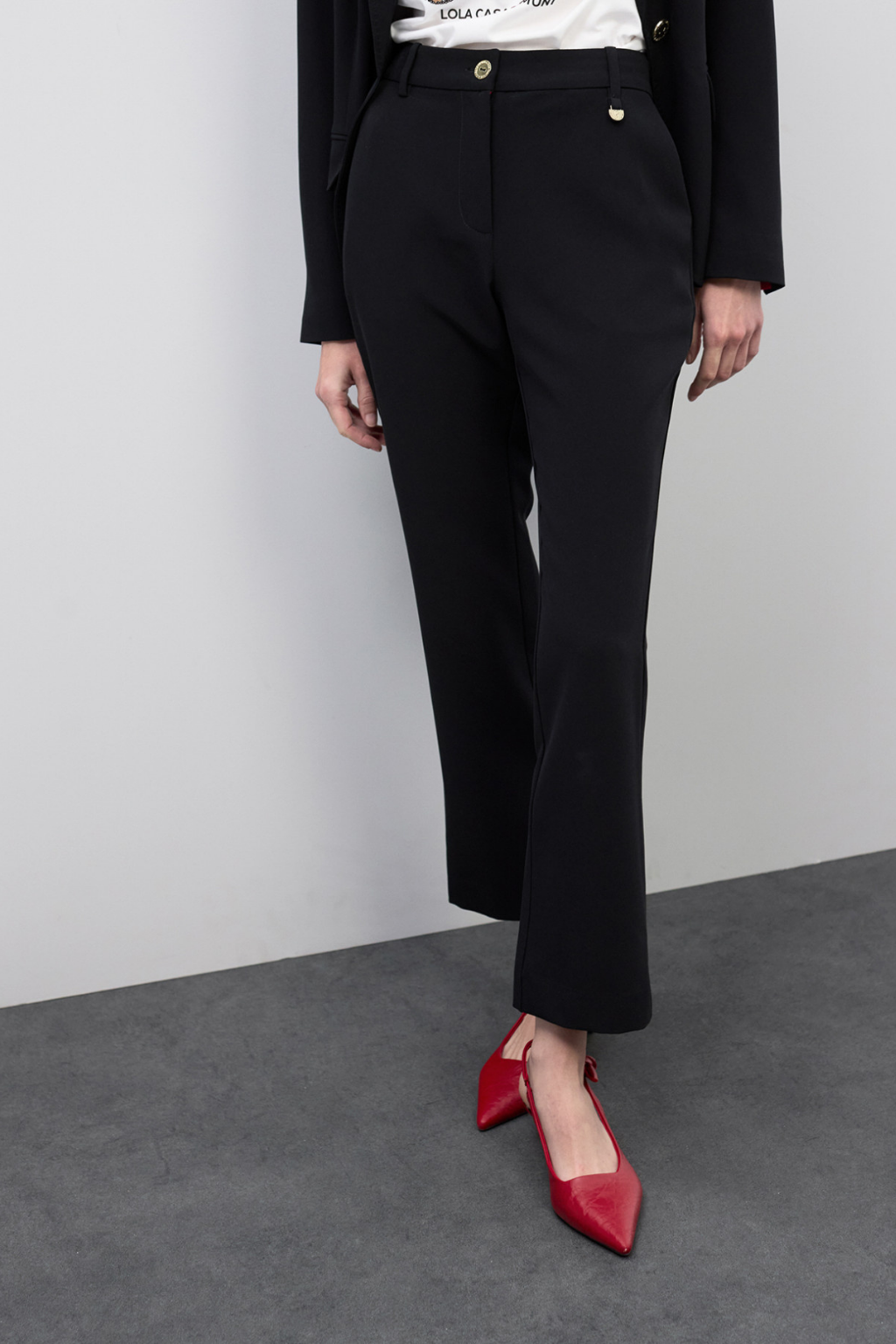 CALÇAS CROPPED FLARE - LOLA CASADEMUNT