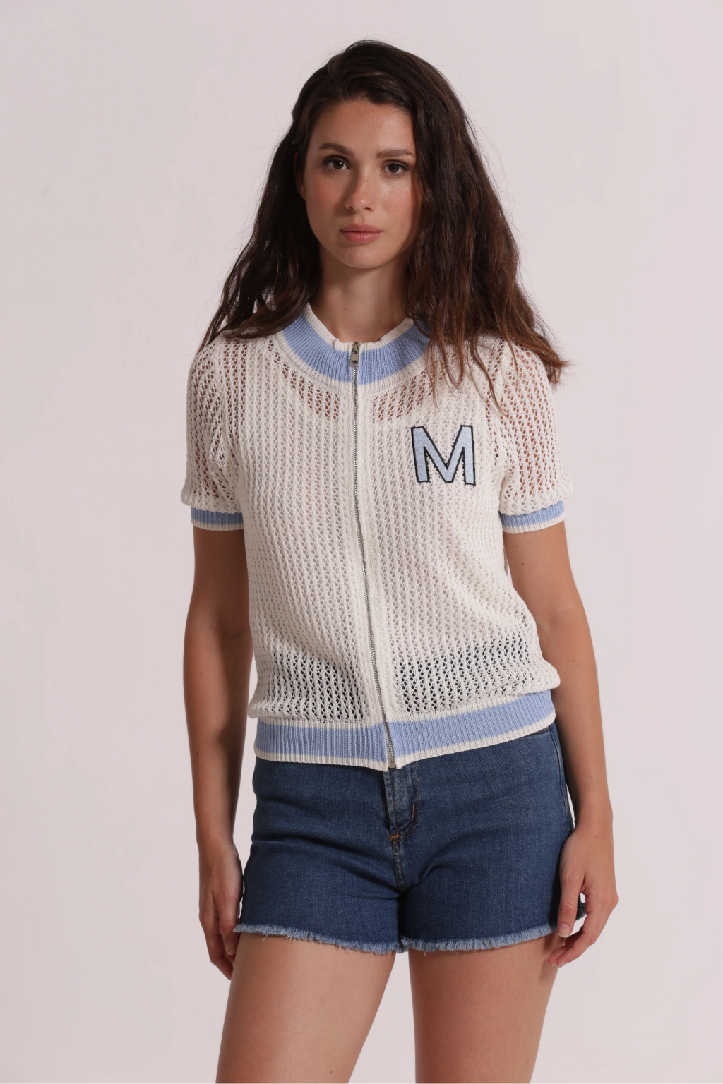 CASACO DE CROCHÊ COM FECHO - MIMI MUA