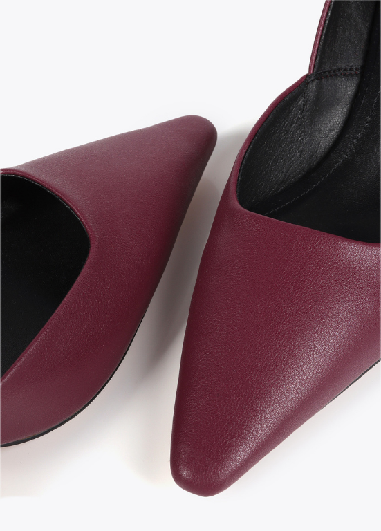 STILETTO ELEGANTE EM BORDEAUX - LOLA CASADEMUNT