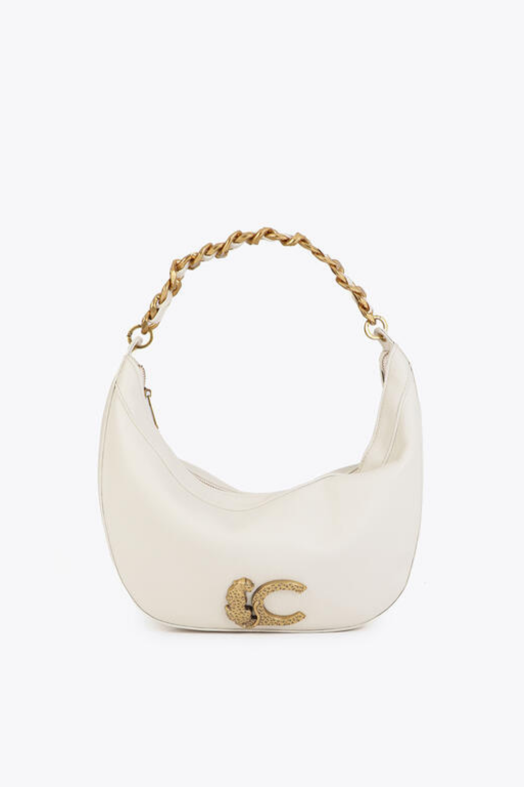 BOLSA MEIA-LUA COM LC ANIMAL E CORRENTE - LOLA CASADEMUNT