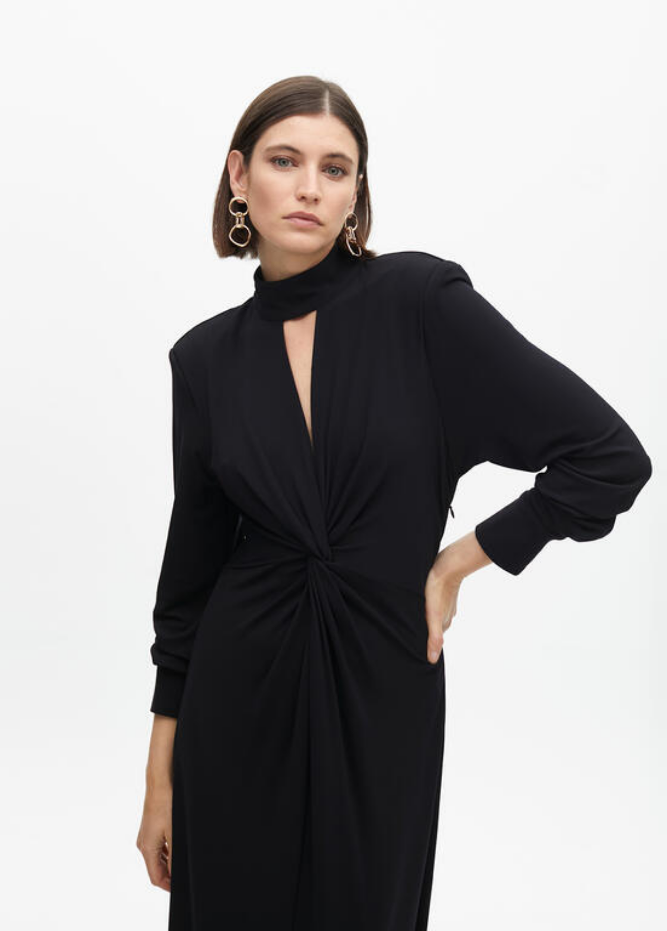 VESTIDO ELEGANTE COM LAÇADA - LOLA CASADEMUNT