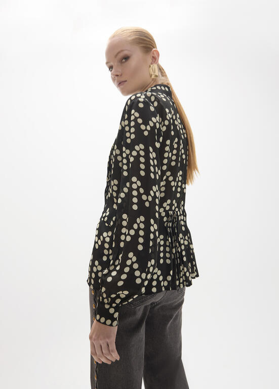 CAMISA COM MONOGRAMA EM BOLINHAS BY MAITE - LOLA CASADEMUNT