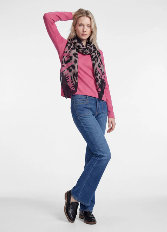 ECHARPE ESTAMPADO EM ANIMAL PRINT - RABE