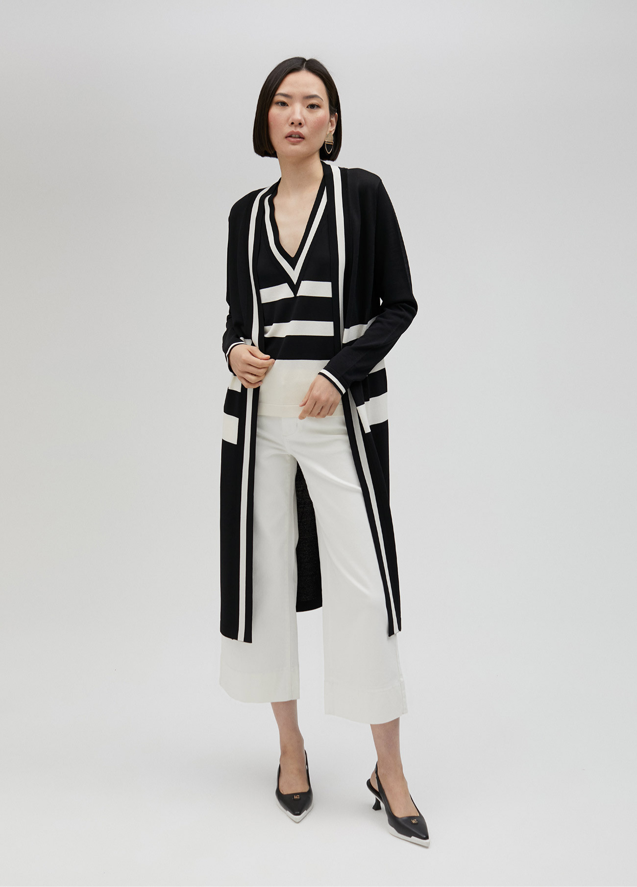 TOP DE MALHA BICOLOR - LOLA CASADEMUNT