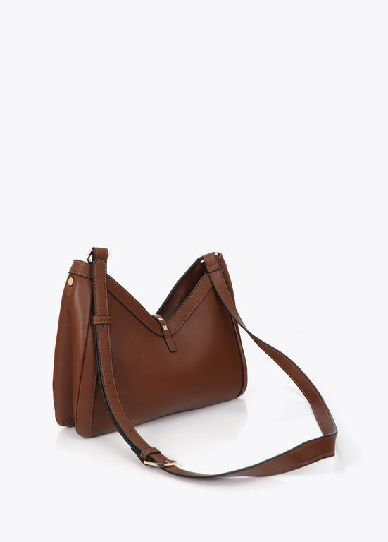 MALA EM ECOPELE CASTANHA COM TACHAS LC - LOLA CASADEMUNT