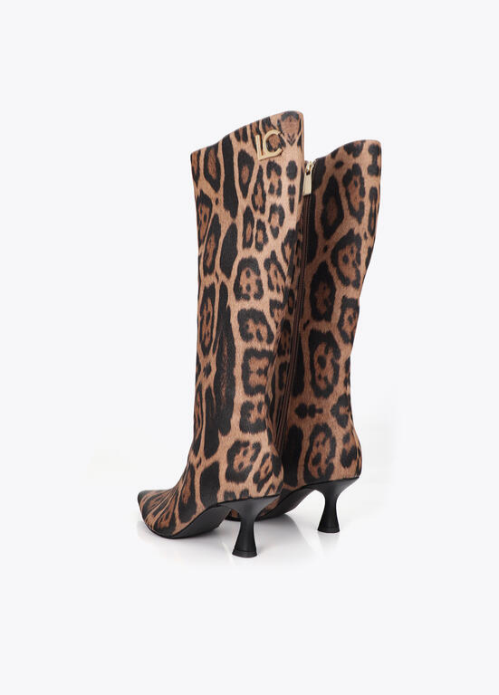 BOTAS ANIMAL PRINT COM FECHO - LOLA CASADEMUNT