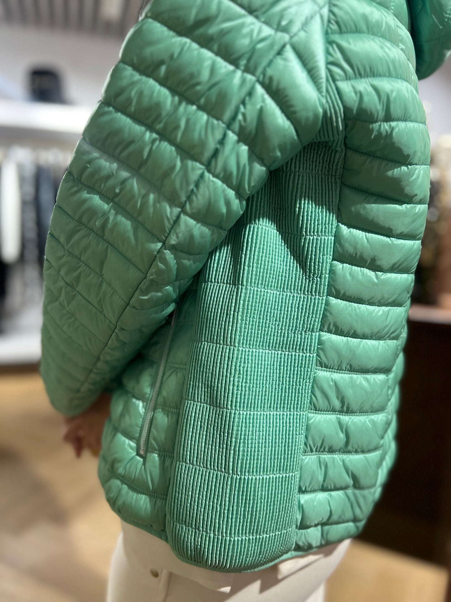 PARKA ACOLCHOADA VERDE - BÁRBARA LEBEK