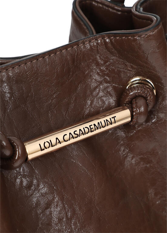 MALA COM ACABAMENTOS EM DOURADO LC - LOLA CASADEMUNT