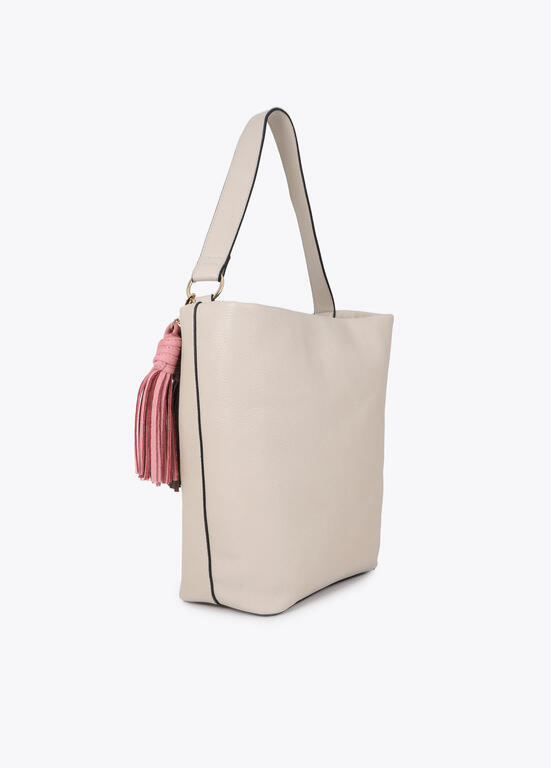 SHOPPER EM ECOPELE COM PORMENOR DE FRANJAS LC - LOLA CASADEMUNT