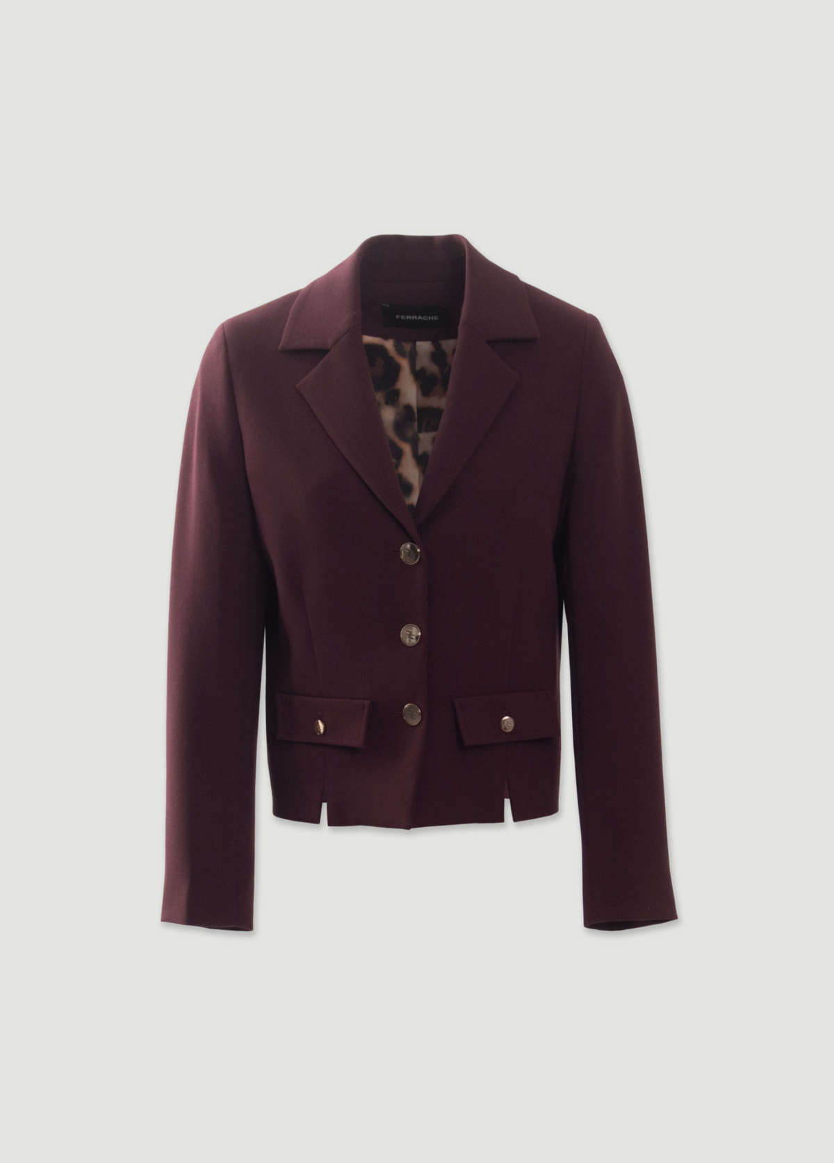 BLAZER CURTO ESTRUTURADO BORDEAUX - FERRACHE