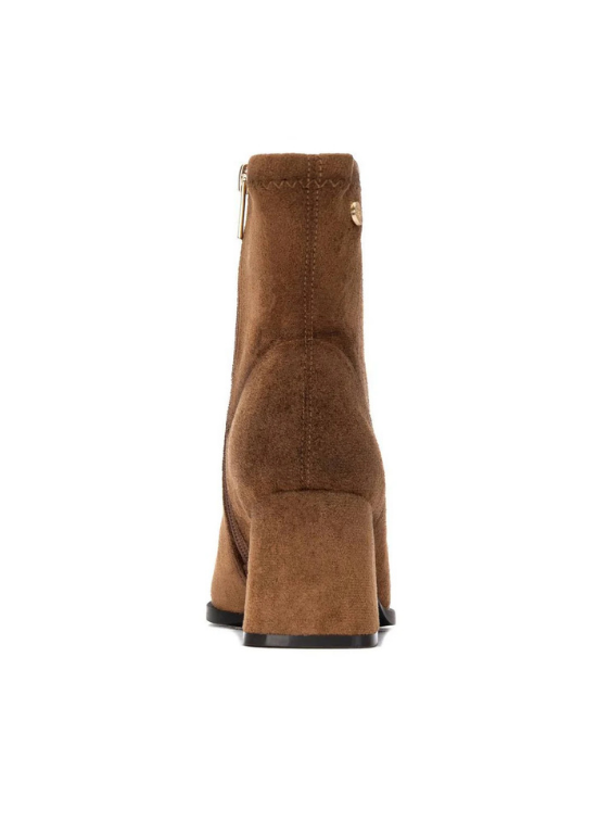 BOTIM DE CAMURÇA COM SALTO - XTI SHOES