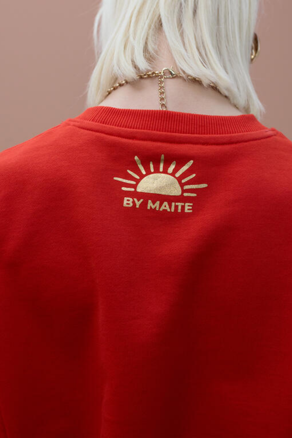 SWEATSHIRT VERMELHA GOOD DAY - LOLA CASADEMUNT