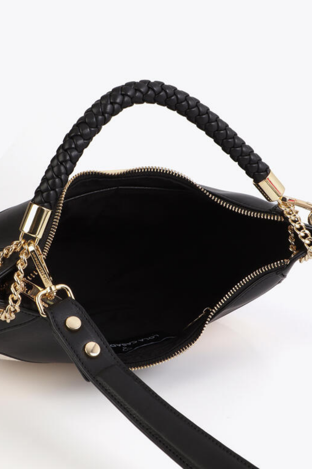 BOLSA TECIDO E ECOPELE - LOLA CASADEMUNT