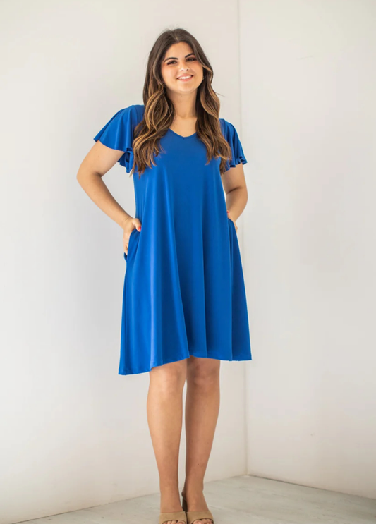 VESTIDO SOLTO VISCOSE - FAME