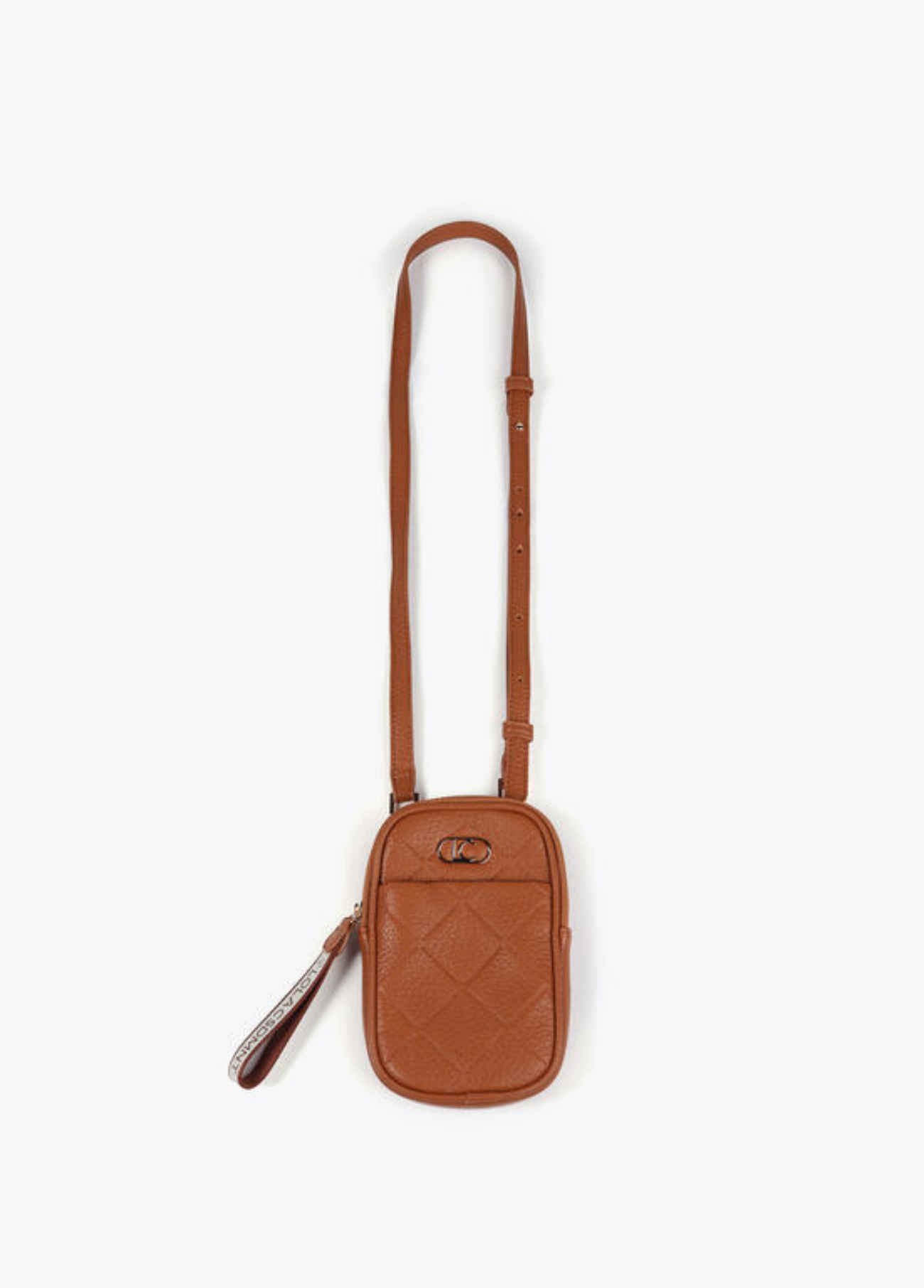BOLSA DE TELEMÓVEL ACOLCHOADA TIRACOLO E COM ALÇA DE PULSO - LOLA CASADEMUNT