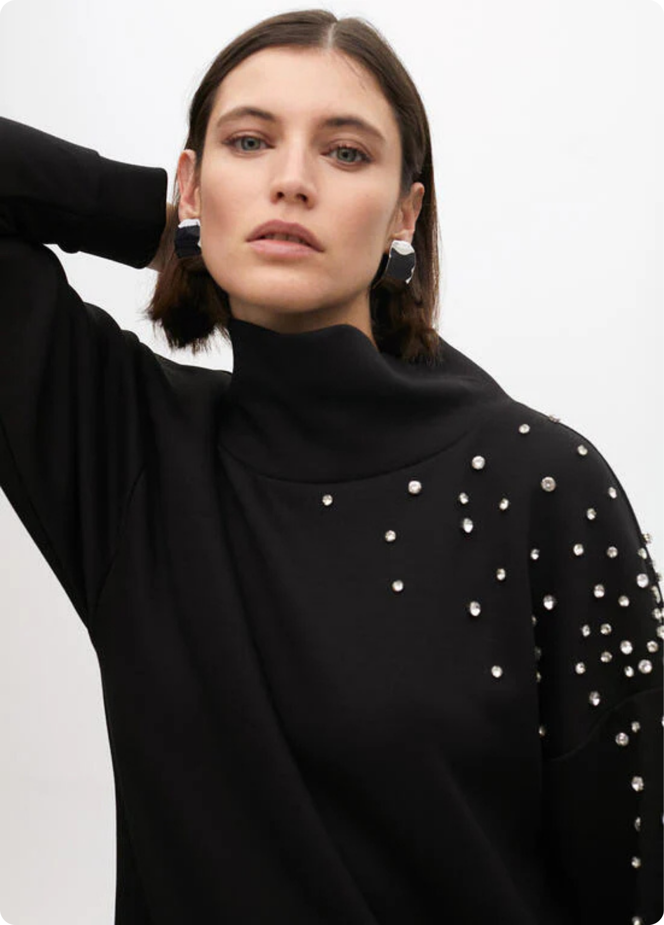 VESTIDO DETALHE EM PEDRARIA - LOLA CASADEMUNT