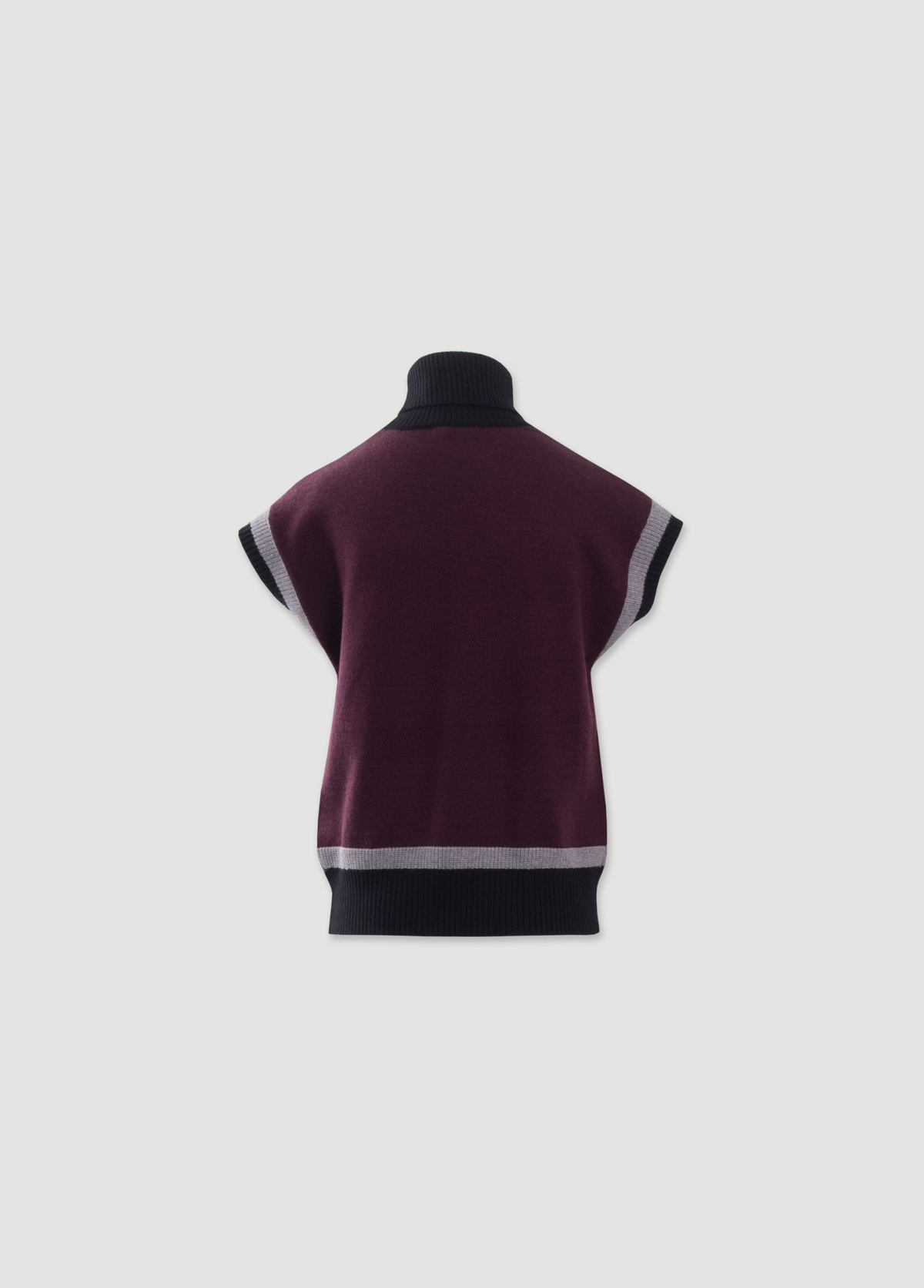 CAMISOLA DE MALHA COM GOLA ALTA E DETALHES - FERRACHE