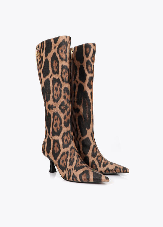 BOTAS ANIMAL PRINT COM FECHO - LOLA CASADEMUNT