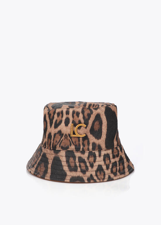CHAPÉU EM NYLON ANIMAL PRINT LC - LOLA CASADEMUNT