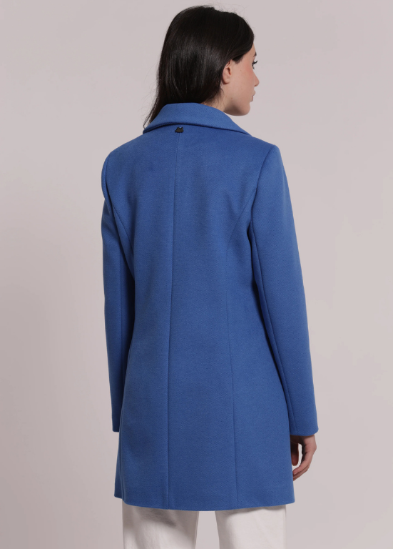 CASACO AZUL COM DETALHE ZÍPER - MIMI-MUA