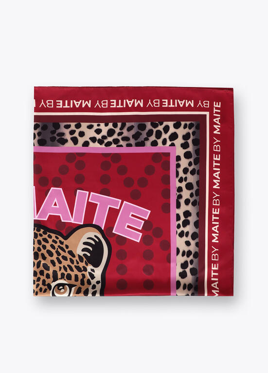LENÇO TIGRE BY MAITE 90x90CM - LOLA CASADEMUNT