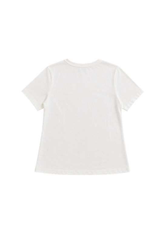T-SHIRT URSO COM POM-POM DE PELE - FOURSOUL