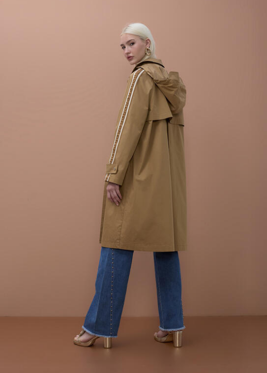TRENCH COAT OVERSIZE COM FITAS LATERAIS - LOLA CASADEMUNT