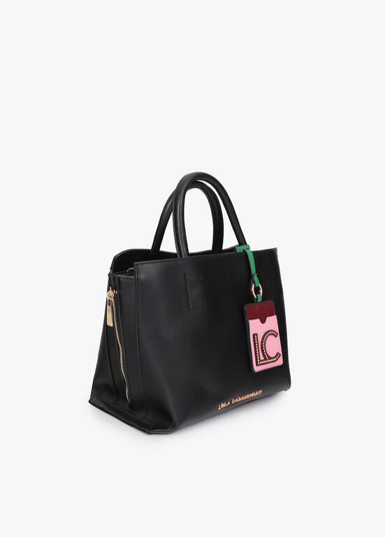SHOPPER EM ECOPELE COM TAG MULTICOLOR LC - LOLA CASADEMUNT