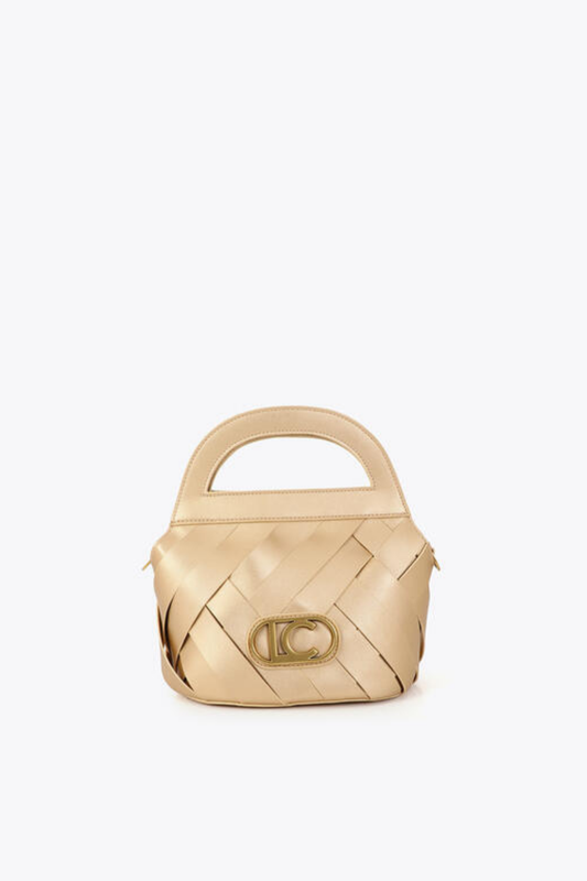 MALA DOURADA ENTRAÇADA - LOLA CASADEMUNT