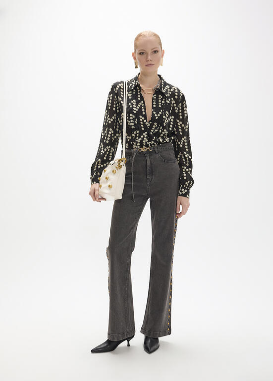 CAMISA COM MONOGRAMA EM BOLINHAS BY MAITE - LOLA CASADEMUNT