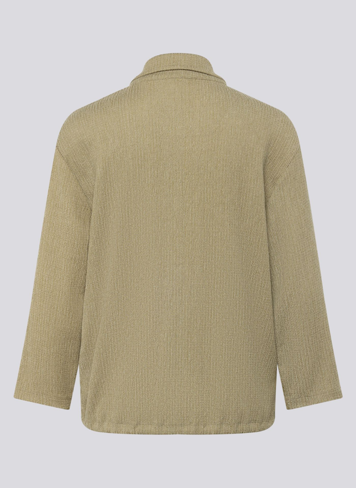 CASACO TIPO JAQUETA EM MALHA KAKI - RABE