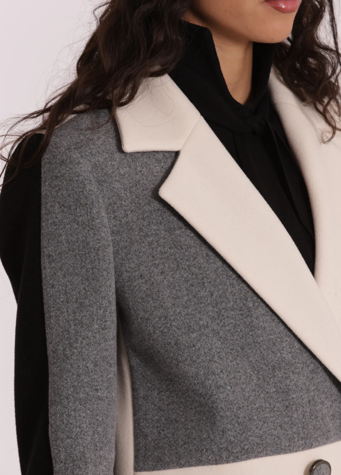 SOBRETUDO TRICOLOR - MIMI MUA