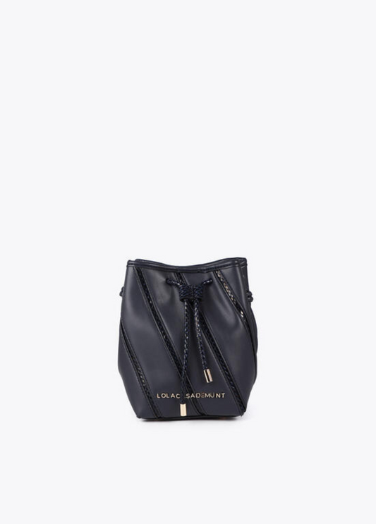 BOLSA BUCKET ENTRANÇADA COM CORDÃO - LOLA CASADEMUNT