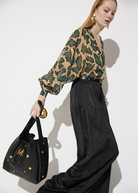 SHOPPER EM ECOPELE COM TACHAS DOURADAS MAITE - LOLA CASADEMUNT